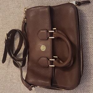 Tory Burch Brown Leather Crossbody